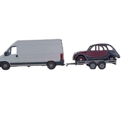 Transporteur - double essieu - 300x150cm - 750KG