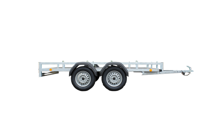Transporter - dubbele as - 300x150cm - 750KG