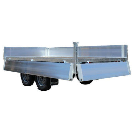 Platform single axle trailer