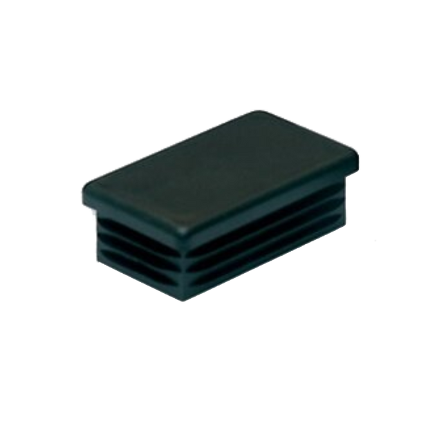 Insteekdop - 50 x 30 mm - zwart - plastic