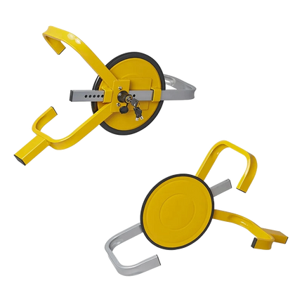 Collier de serrage - jaune - roues 13 à 16 pouces - avec disque en acier