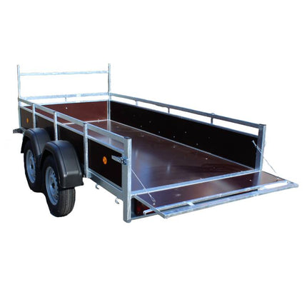 Box truck - 2 axles - 300x130cm - 750KG - extra long