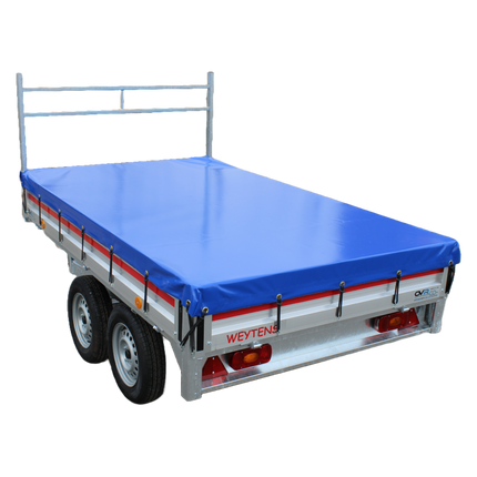 Bâche - 680g/m² - choisissez votre couleur - 260x150cm - pour remorques à plateforme VDM Trailers - Weytens