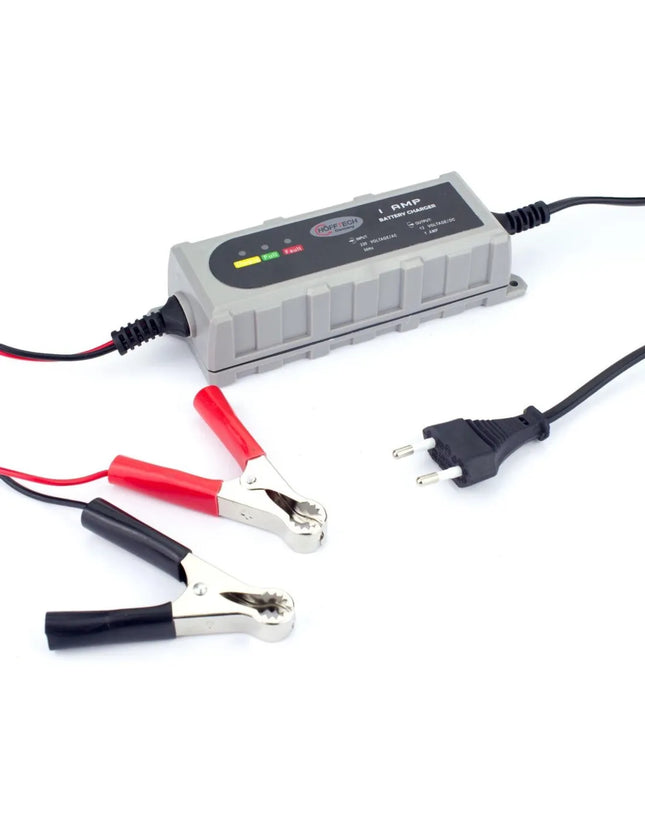 Battery charger - trickle charger - fast charger - 6/12V - 1.0A