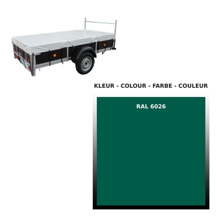 Tarpaulin - 680g/m² - choose your color - 258x150cm - for trailers VDM Trailers - Weytens