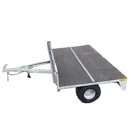 Motorcycle trailer - single axle - for 2 motorcycles - with ramp - standard (750KG)